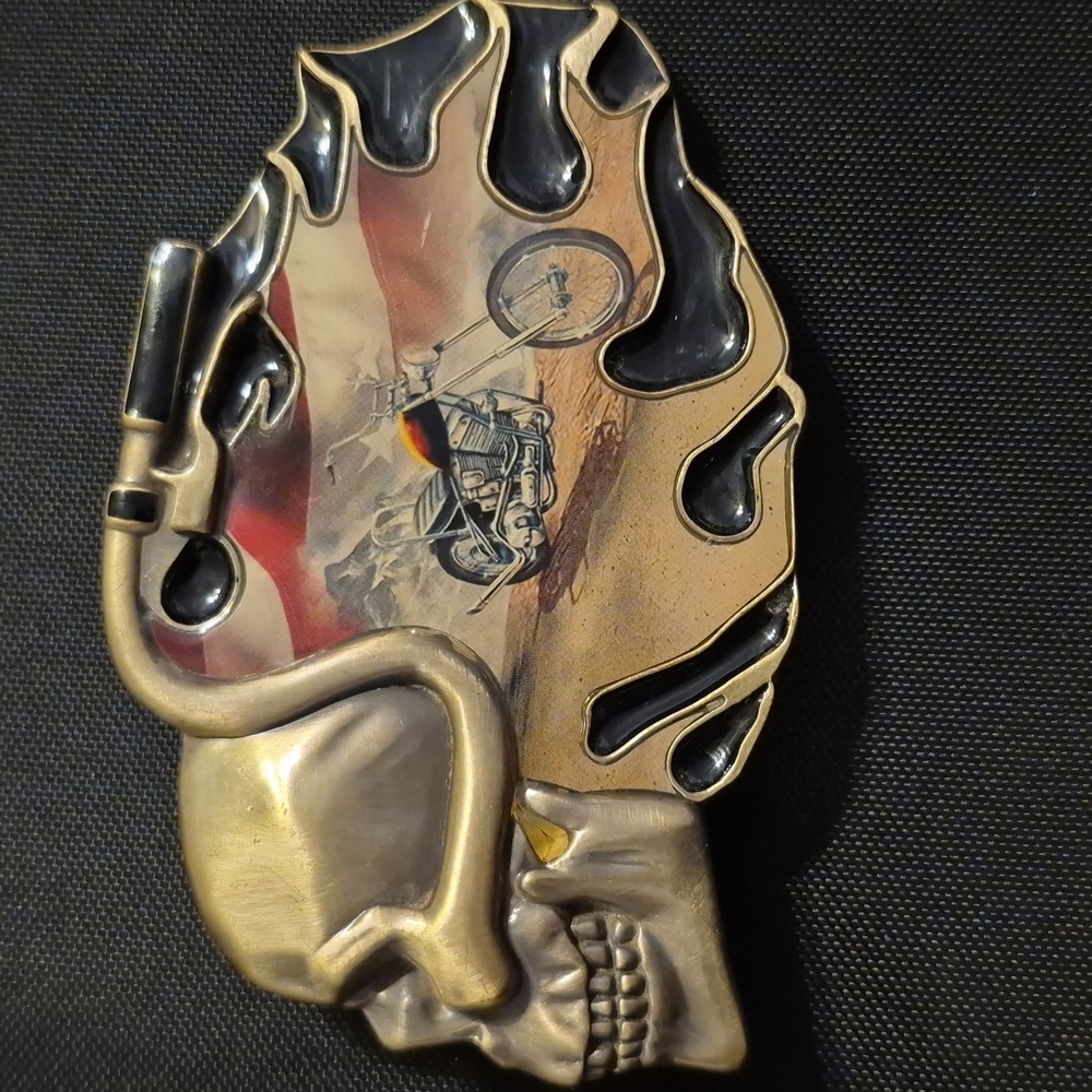 Brass Ride Hard Belt Buckle